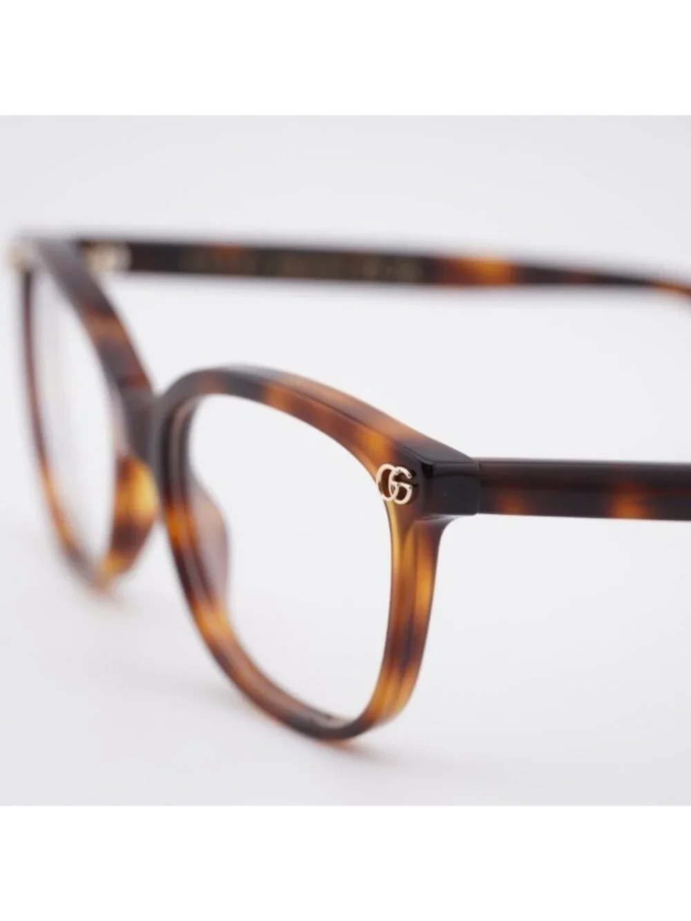 Gucci GG1816O 002 Eyeglasses Havana 51mm Cat Eye Frame